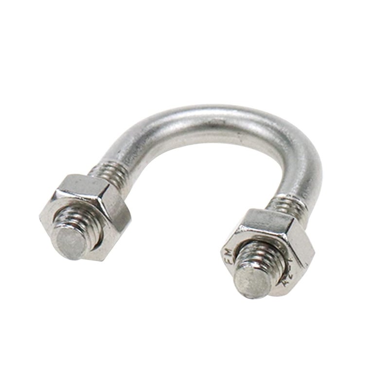 Sscon 10Pcs M6x16 304 Stainless Steel U-Bolt Fastener for 16mm Pipe Dia - Image 2